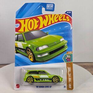 Hot Wheels 90 Honda Civic EF Die-Cast Car 28/250